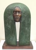 Petr Schel: Vědma, 2016, bronzová plastika, výška 65 cm, signováno Cena 80.000 Kč