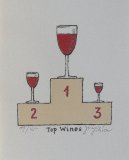 Top Wines, 16x13, rám 32x23,5 cm  1.300.-