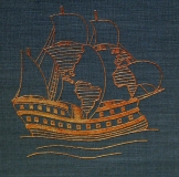Toyen: Jakob Wasserman – Kryštof Kolumbus, Don Quijote oceánu, (typogr. úprava, vazba a kresba na frontispice), 1930, vydavatel Rudolf Škeřík – Symposion, č. výtisku 156, výborný stav Cena 400 Kč